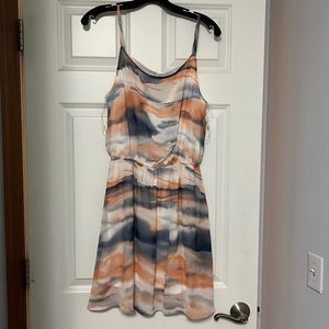 Sunset skies mini dress